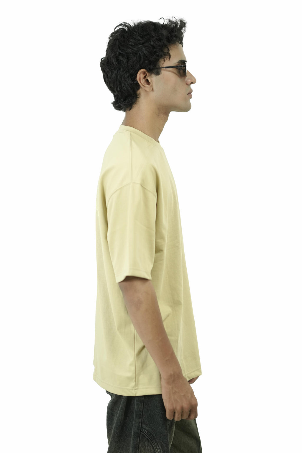 Bekakki Script Cream Beige Tee