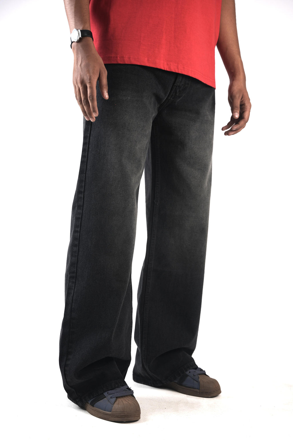 Eclipse Black Baggy Jeans