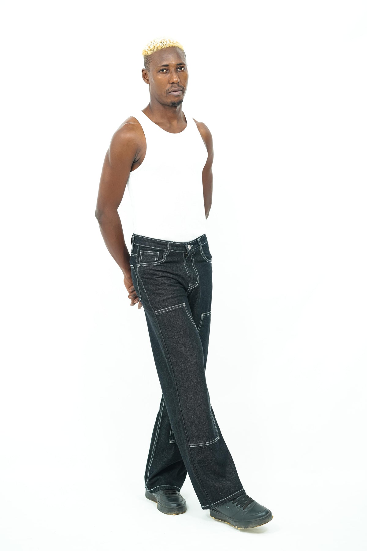 carpenter Black Baggy Jeans