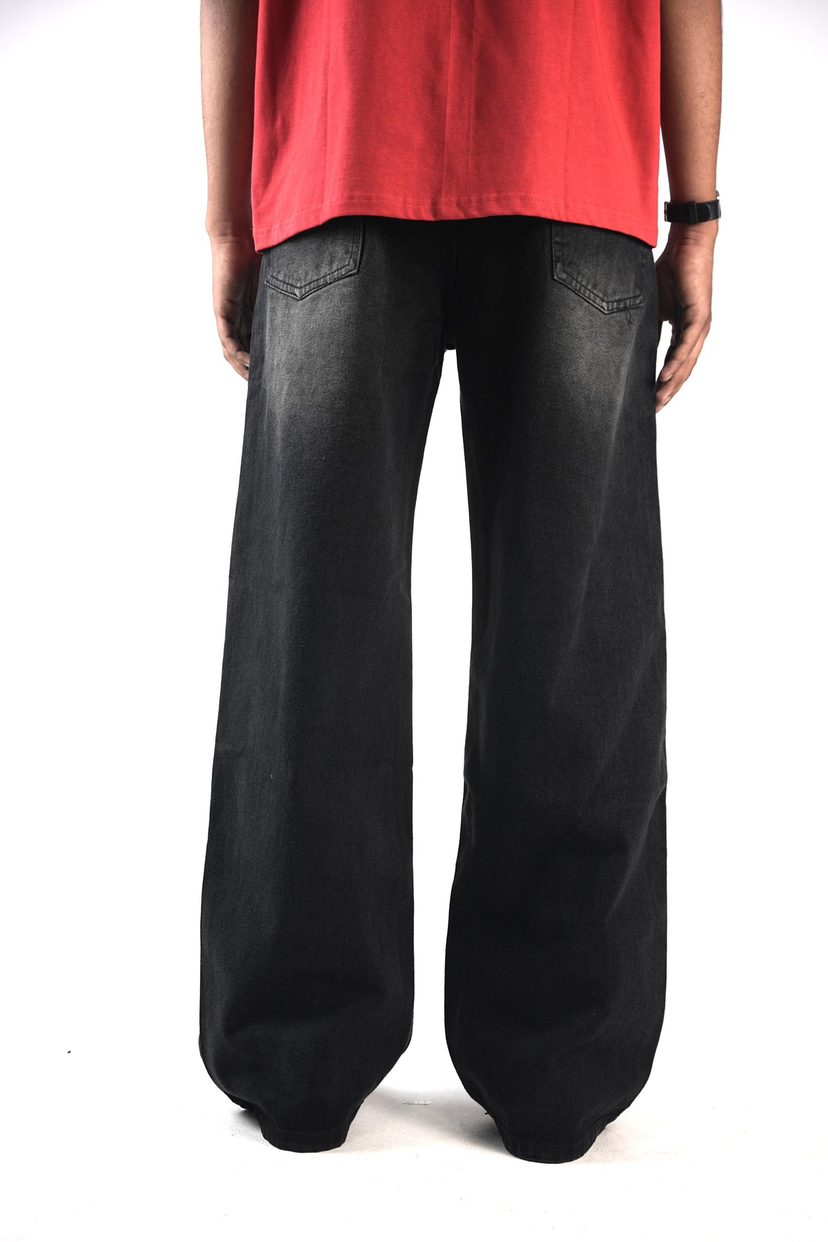 Eclipse Black Baggy Jeans