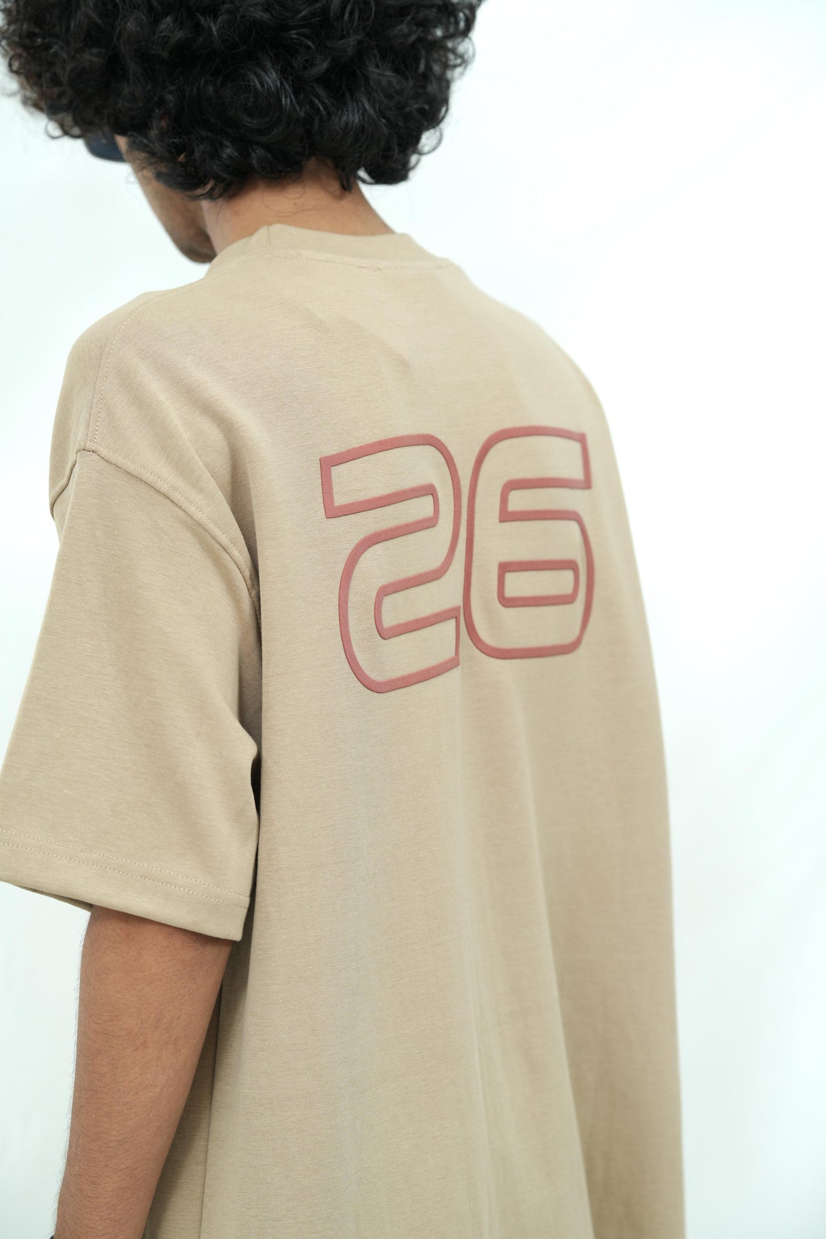 Earthbound Sand Beige Oversized T-shirt