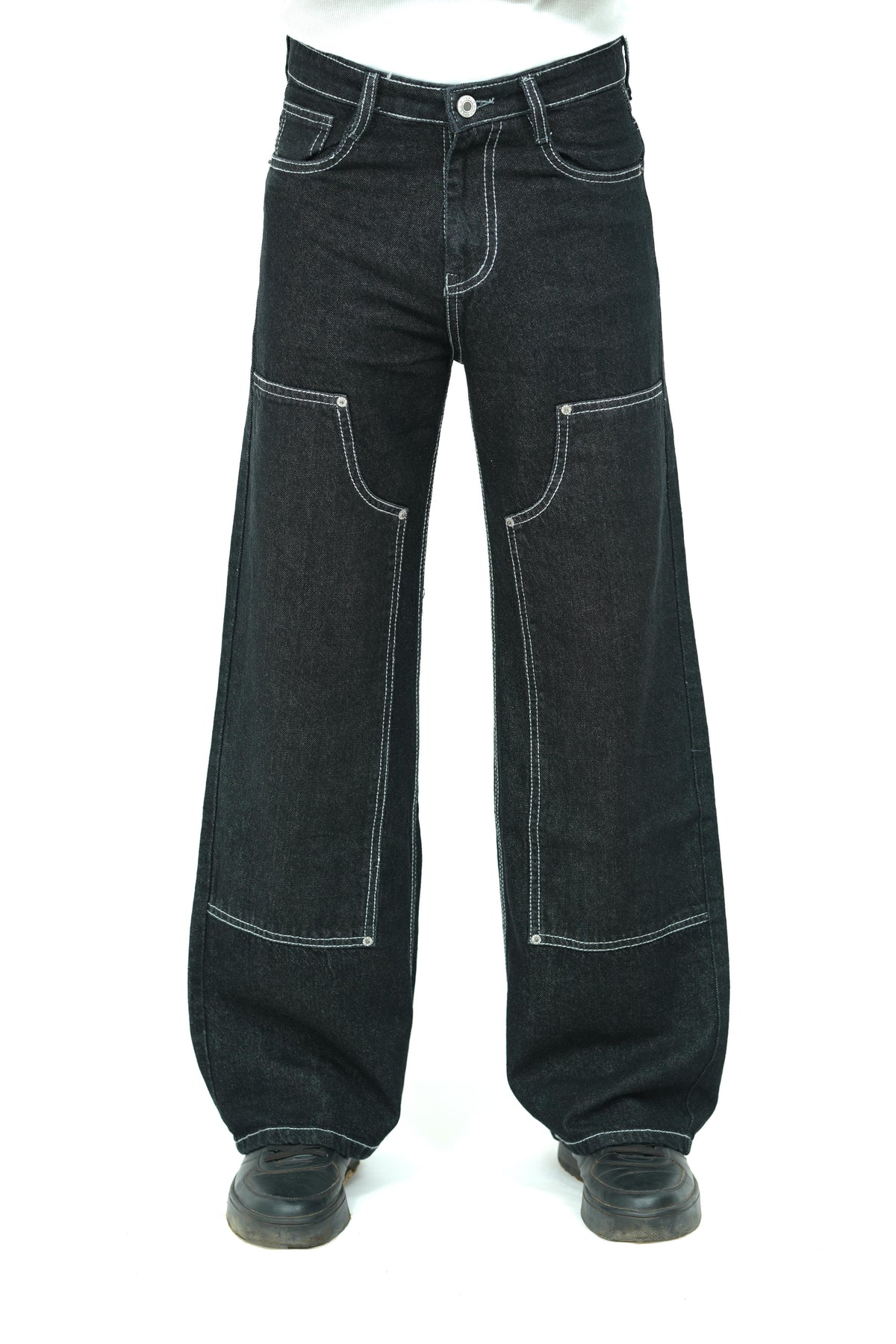 carpenter Black Baggy Jeans