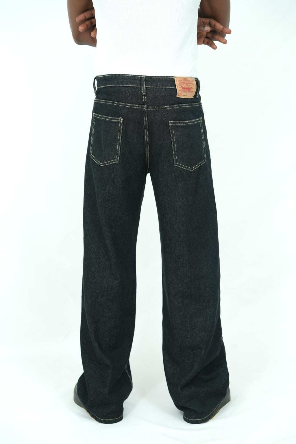 Carpenter Coal Black Baggy Jeans