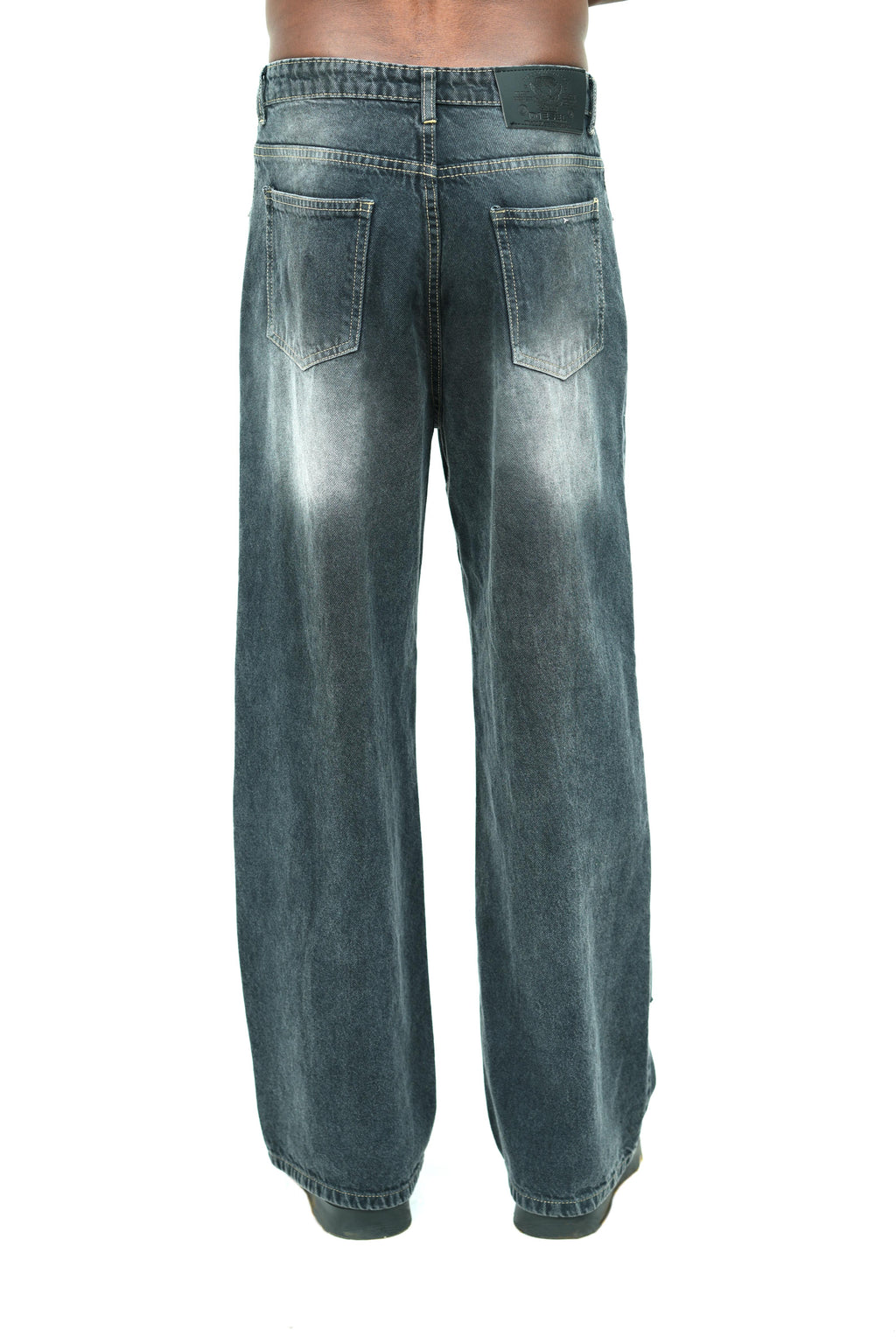 Slate Drift Baggy Jeans