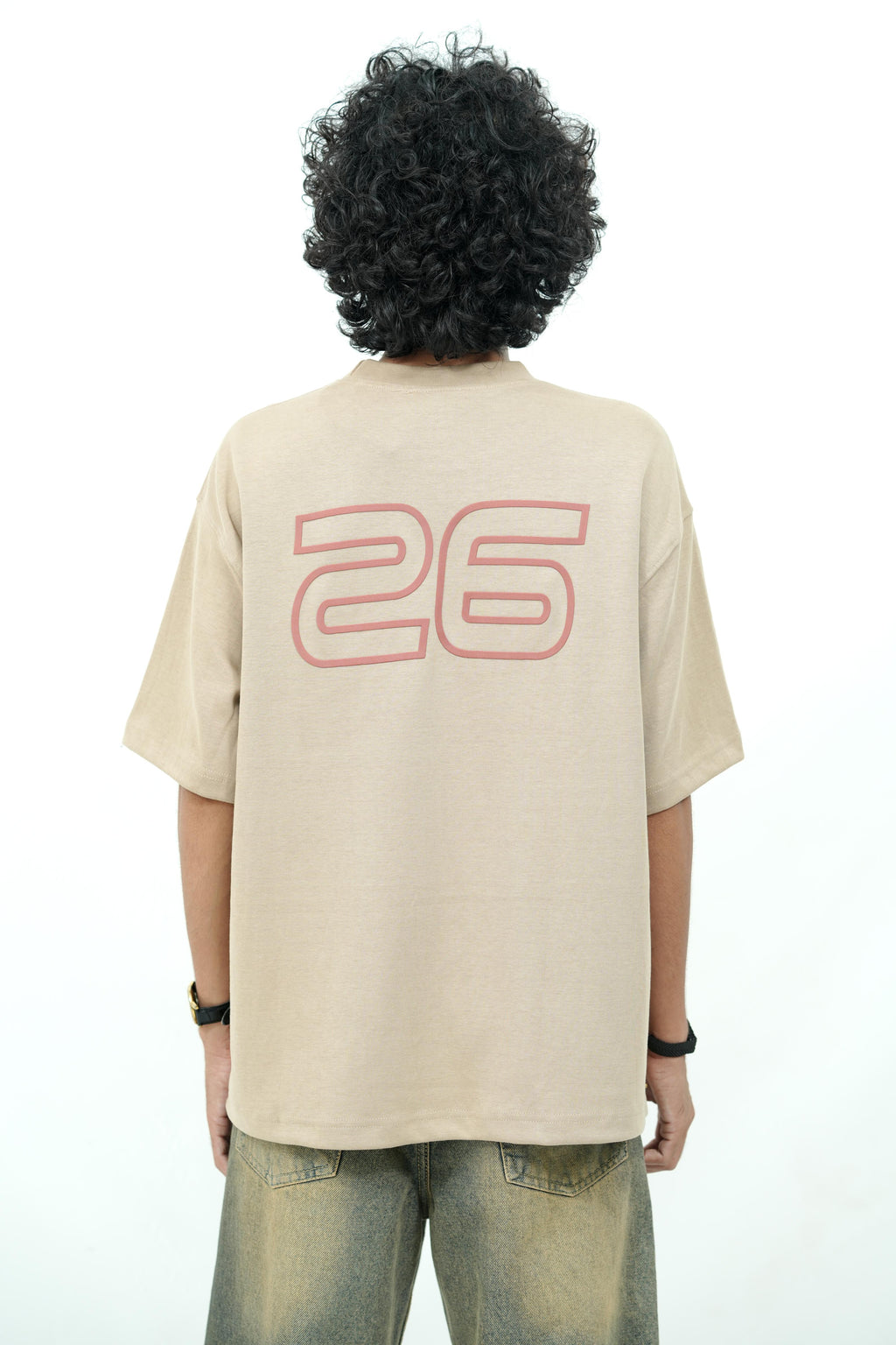 Earthbound Sand Beige Oversized T-shirt