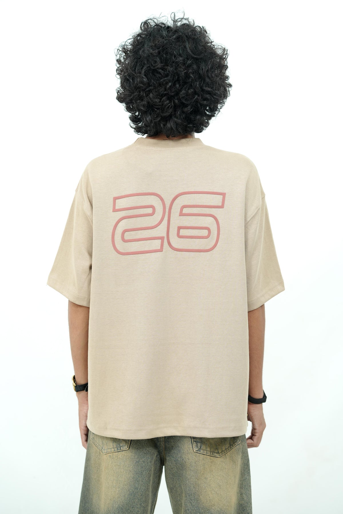 Earthbound Sand Beige Oversized T-shirt