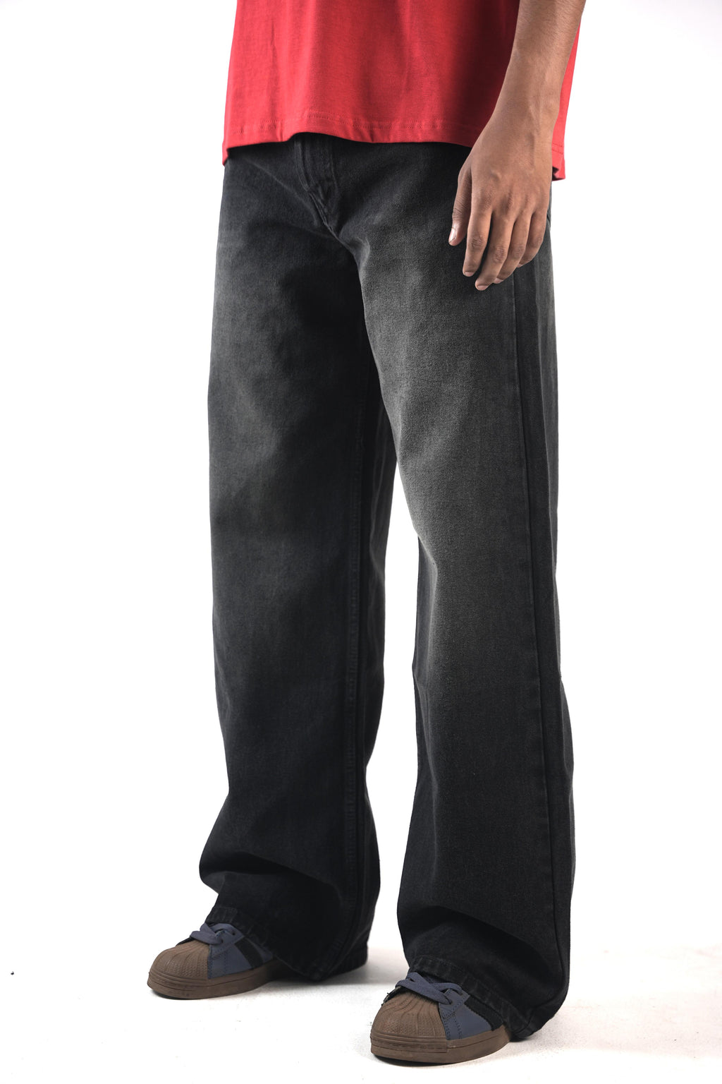 Eclipse Black Baggy Jeans