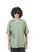 Palm Shadow Gray Oversized Tee