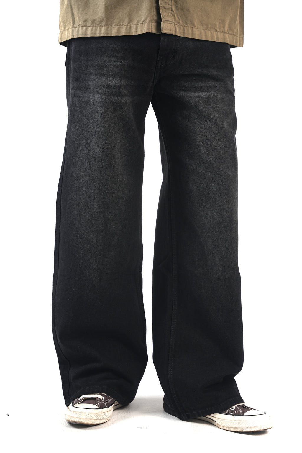 Shadow Black Baggy Jeans
