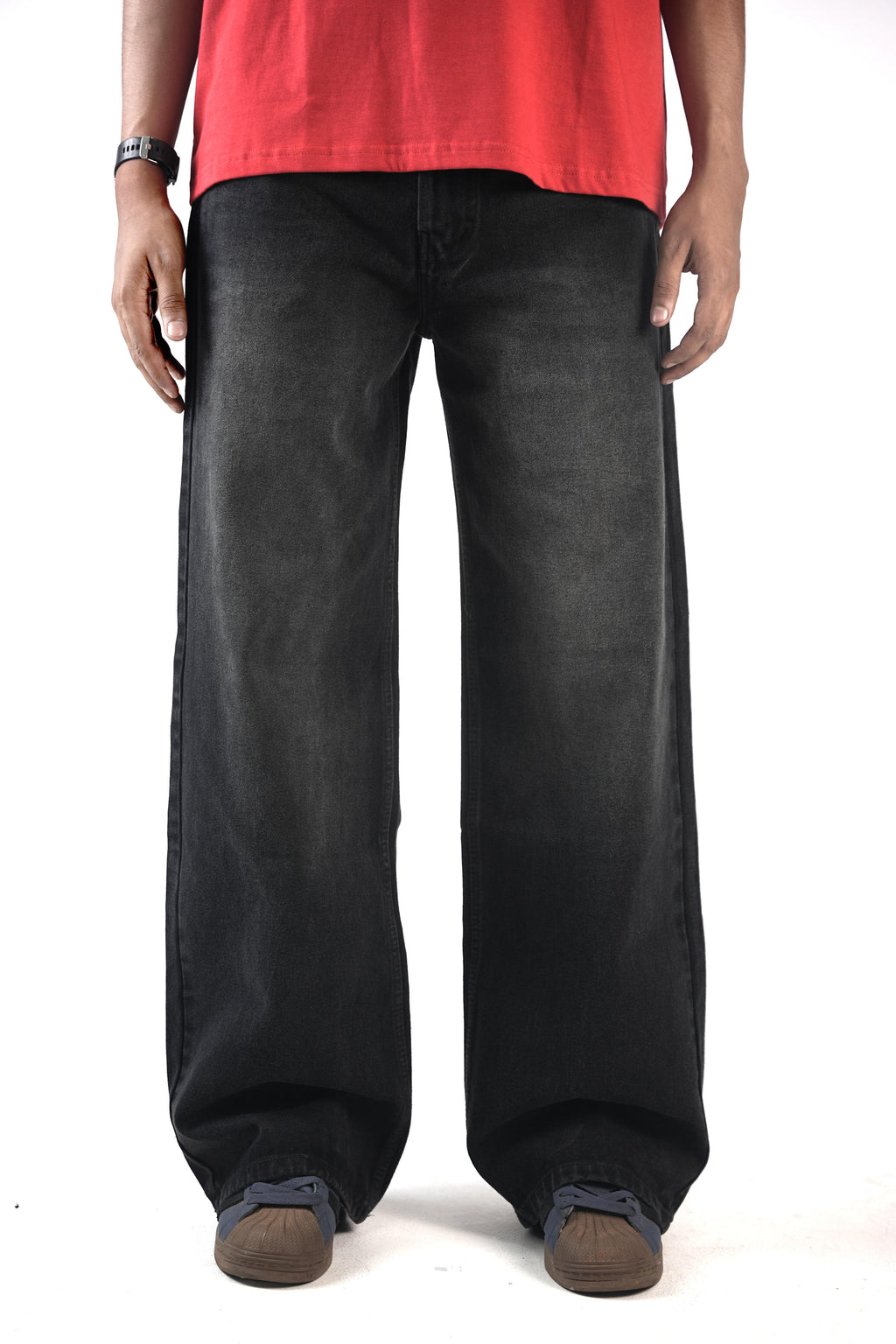 Eclipse Black Baggy Jeans