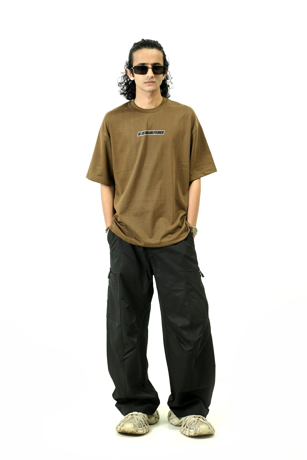 Bekakki Street Circuit Mocha Brown Tee