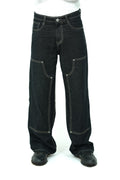 Carpenter Coal Black Baggy Jeans