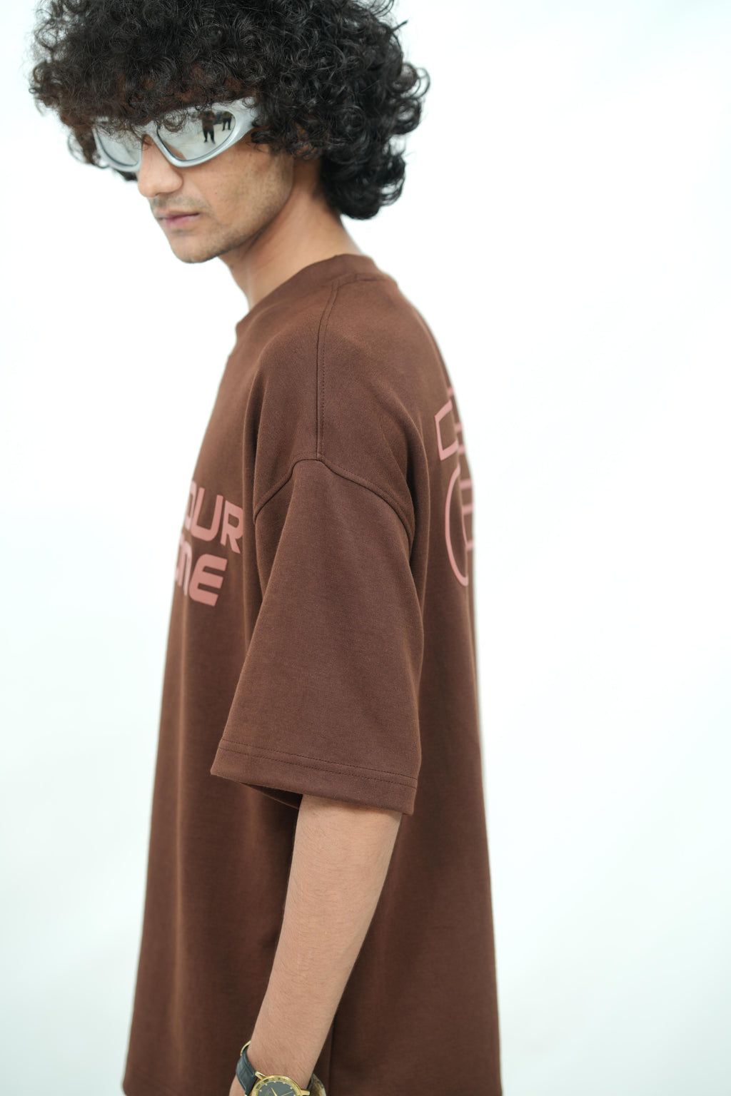 Earthbound Chocolate Brown oversized T-shirt