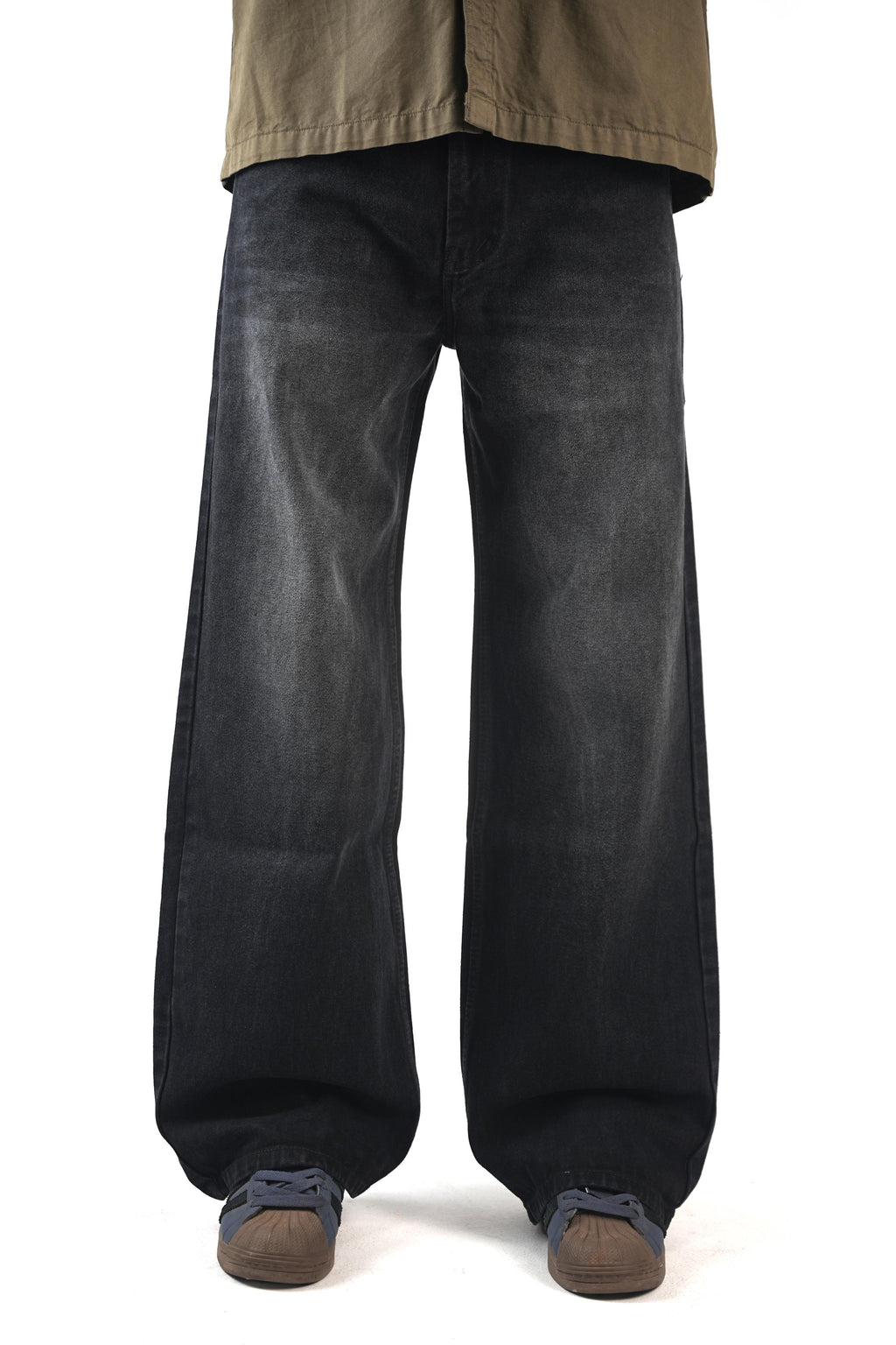 Smoky Shadow Wide-Leg Jeans