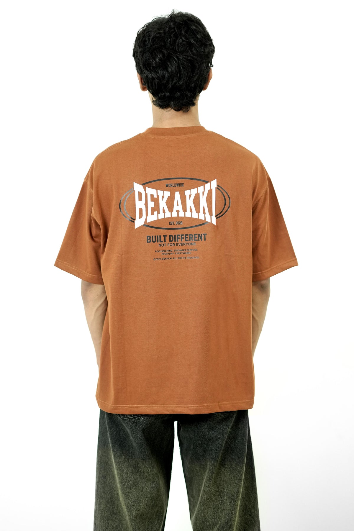 Bekakki Street Circuit Rust Brown Tee