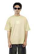 Bekakki Script Cream Beige Tee